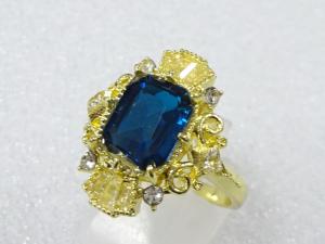 色石　指輪(21号)